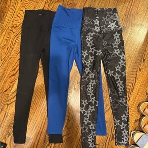 Carbon38 Ribbed Leggings - Black ribbed XS